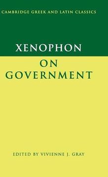portada Xenophon on Government Hardback (Cambridge Greek and Latin Classics) (in English)