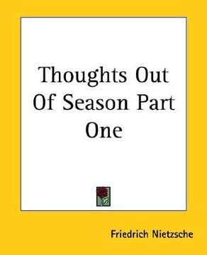 portada thoughts out of season part one (in English)