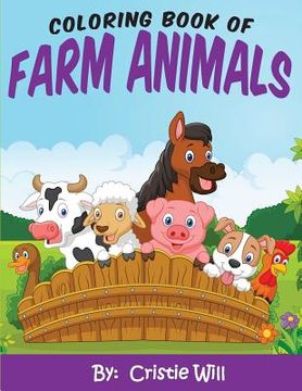 portada Coloring Book of Farm Animals (in English)