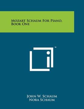 portada mozart schaum for piano, book one (in English)