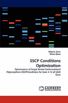 portada sscp conditions optimization (en Inglés)