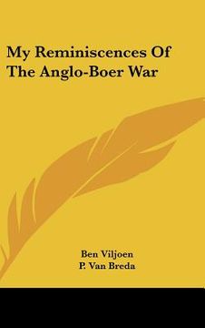 portada my reminiscences of the anglo-boer war (en Inglés)