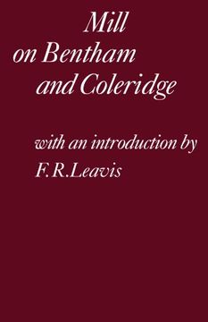 portada Mill on Bentham and Coleridge (en Inglés)
