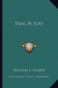 portada trial by jury (en Inglés)