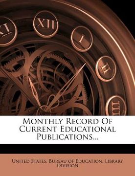 portada monthly record of current educational publications...