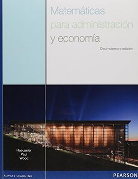 portada Matematicas Para Administracion y Economia (in Spanish)