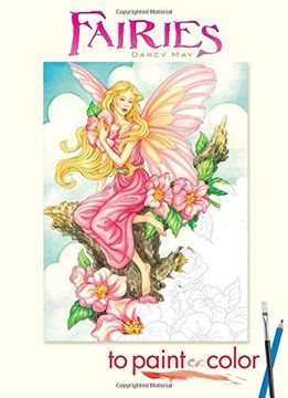 portada Fairies to Paint or Color (Paperback) (en Inglés)