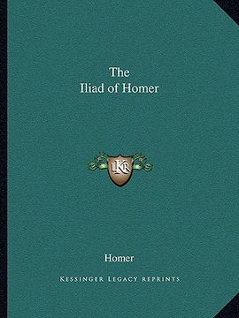 portada the iliad of homer (in English)