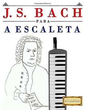 portada J. S. Bach para a Escaleta: 10 peças fáciles para a Escaleta livro para principiantes