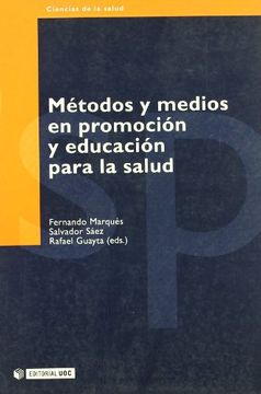 portada Métodos y Medios en Promoción y Educación Para la Salud (in Spanish)