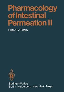 portada pharmacology of intestinal permeation ii (in English)