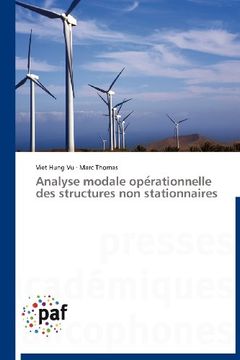 portada Analyse Modale Ope Rationnelle Des Structures Non Stationnaires