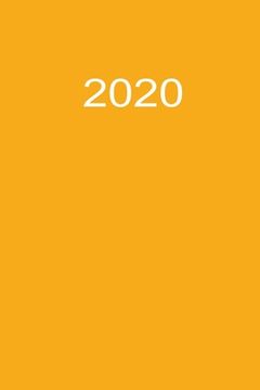 portada 2020: Taschenkalender 2020 A5 Orange (en Alemán)