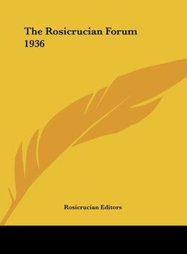 portada the rosicrucian forum 1936 (in English)