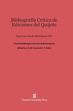 portada Bibliografía Crítica de Ediciones del Quijote (in English)