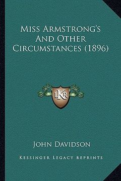 portada miss armstrong's and other circumstances (1896) (en Inglés)