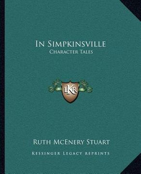 portada in simpkinsville: character tales
