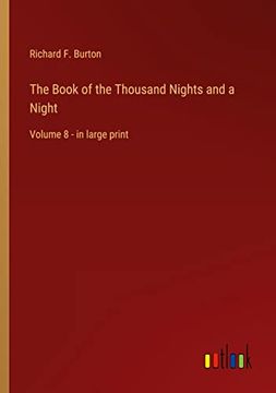 portada The Book of the Thousand Nights and a Night: Volume 8 - in large print 