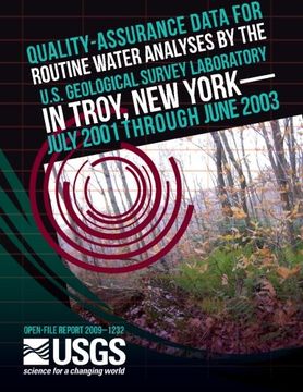 portada Quality-Assurance Data for Routine Water Analysis by the U.S. Geological Survey Laboratory in Troy, New York- July 2001 Through June 2003