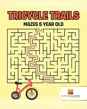 portada Tricycle Trails: Mazes 5-Year-Old 