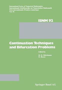 portada continuation techniques and bifurcation problems isnm92 (en Inglés)