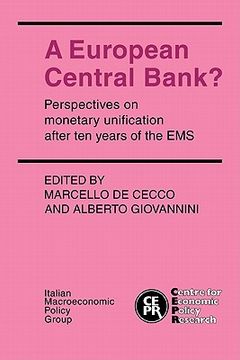 portada A European Central Bank? Paperback: Perspectives on Monetary Unification After ten Years of the ems (in English)