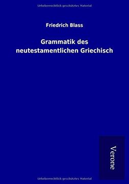 portada Grammatik des Neutestamentlichen Griechisch (en Alemán)