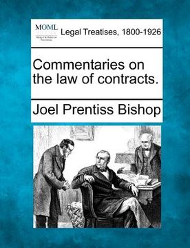 portada commentaries on the law of contracts. (in English)