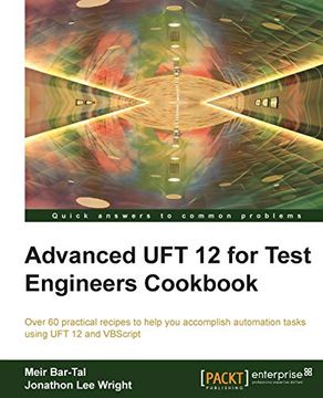 portada Advanced uft 12 for Test Engineers Cookbook