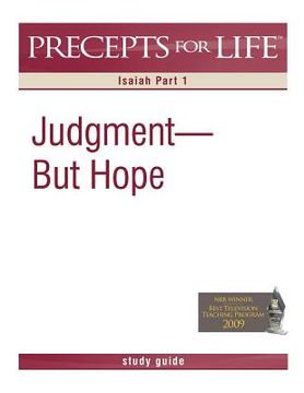 portada precepts for life study guide: judgment but hope (isaiah part 1) (en Inglés)