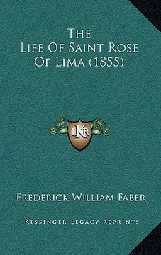 portada the life of saint rose of lima (1855)