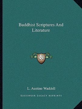 portada buddhist scriptures and literature (en Inglés)