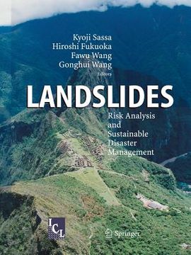portada landslides: risk analysis and sustainable disaster management (en Inglés)