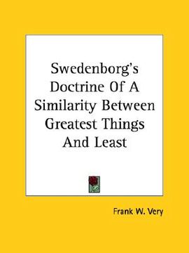 portada swedenborg's doctrine of a similarity between greatest things and least
