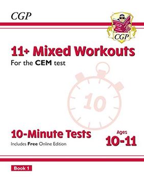 portada New 11+ cem 10-Minute Tests: Mixed Workouts - Ages 10-11 Book 1 (en Inglés)