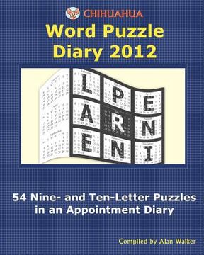 portada chihuahua word puzzle diary 2012 (en Inglés)