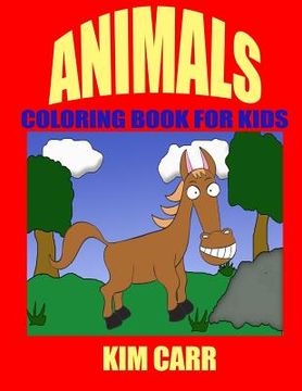 portada Animals: Coloring Book for Kids (en Inglés)