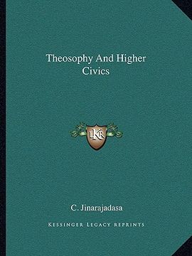 portada theosophy and higher civics (en Inglés)
