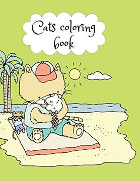 portada Cats Coloring Book (in English)