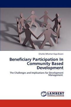 portada beneficiary participation in community based development (en Inglés)