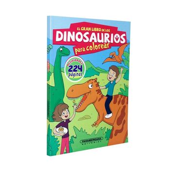 portada El Gran Libro de los Dinosaurios Para Colorear