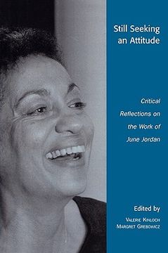 portada still seeking an attitude: critical reflections on the work of june jordan (in English)
