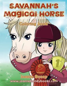 portada Savannah's Magical Horse: Coloring Book (in English)