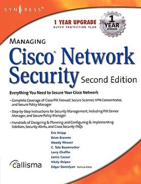 portada managing cisco network security