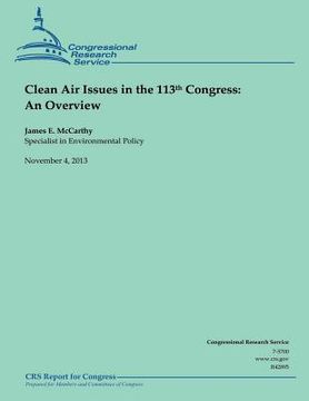 portada Clean Air Issues in the 113th Congress: An Overview