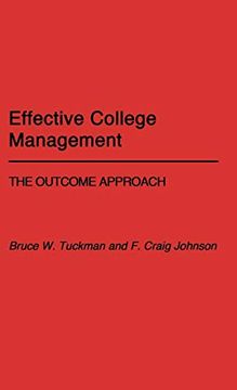 portada Effective College Management: The Outcome Approach (en Inglés)