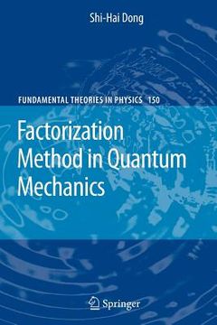portada factorization method in quantum mechanics (en Inglés)