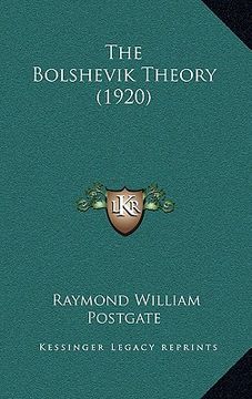 portada the bolshevik theory (1920) (in English)