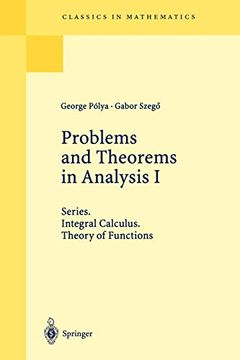 portada Problems and Theorems in Analysis i: Series. Integral Calculus. Theory of Functions: V. 1 (Classics in Mathematics) (in English)
