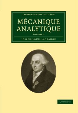 portada Mécanique Analytique 2 Volume Paperback Set: Mécanique Analytique: Volume 1 Paperback (Cambridge Library Collection - Mathematics) (en Francés)